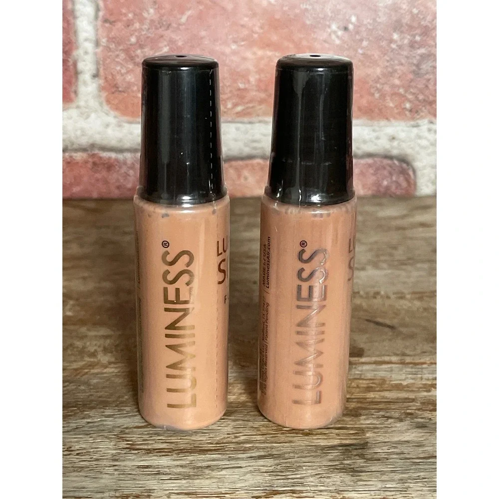 Luminess Air Silk 4-in-1 Airbrush Foundation Shade 4 0.55oz Lot of 2 New Sealed